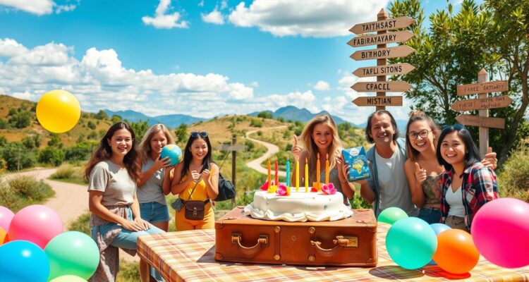 Śmieszne życzenia urodzinowe dla podróżnika