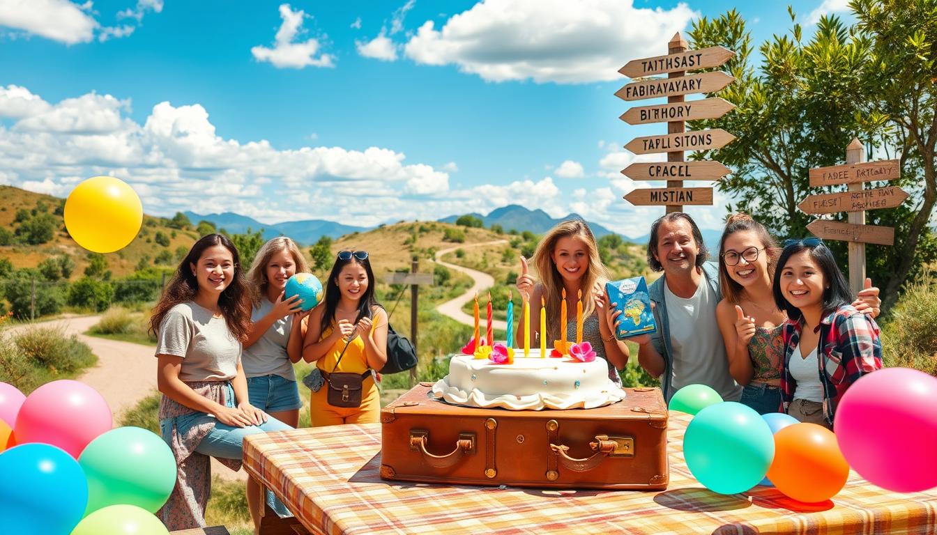 Śmieszne życzenia urodzinowe dla podróżnika