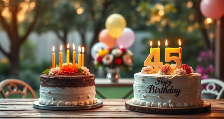 Życzenia urodzinowe na 45 lat